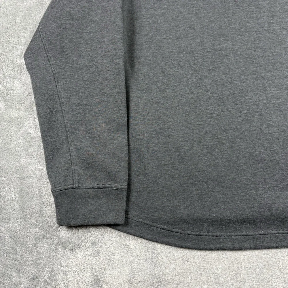 The North Face  1/4 Zip‎ Pullover Men's XL Grey Fleece Mock Neck Jacket Outdoors